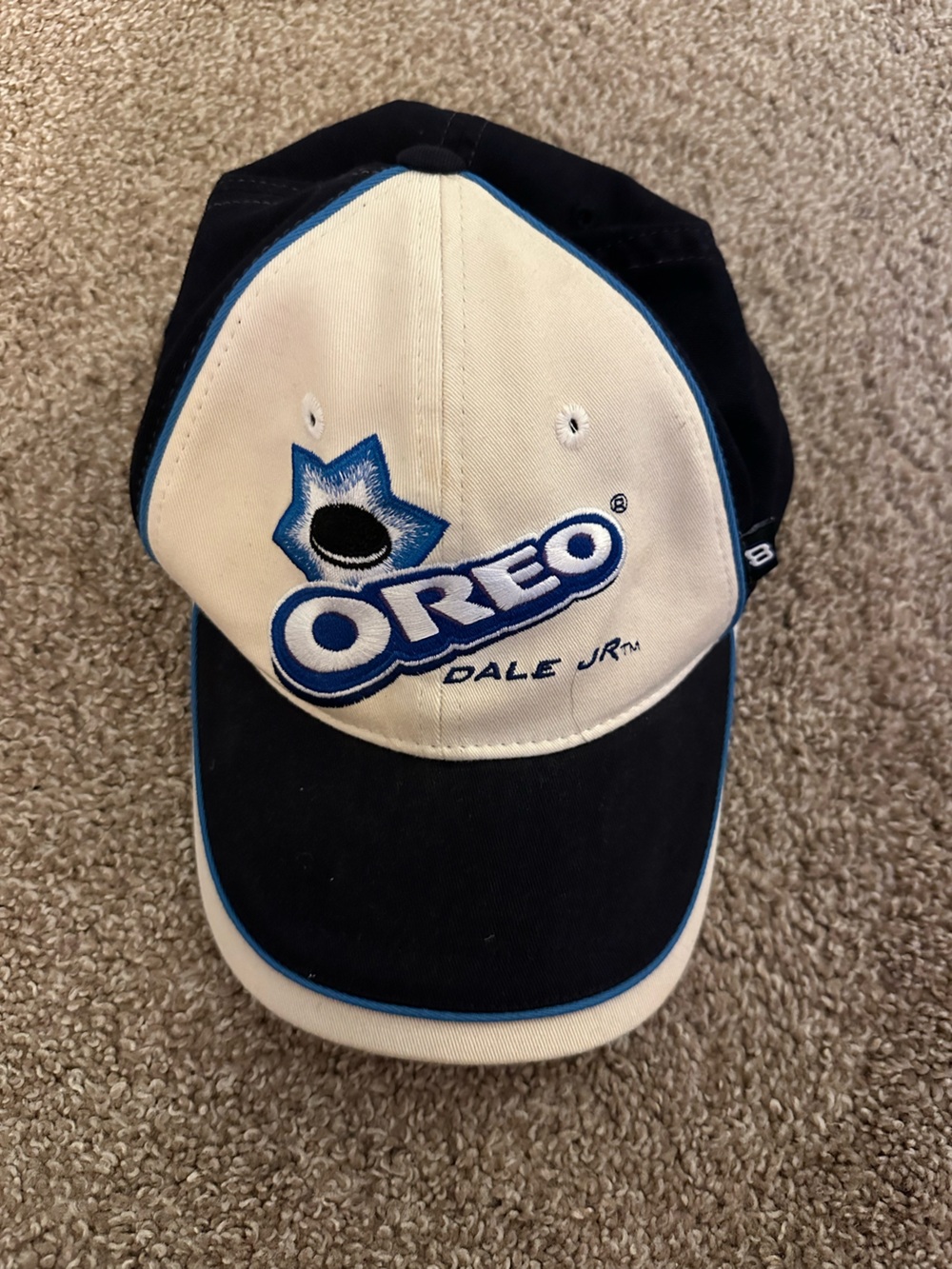 Chase Authentics Kids Cap - White, Navy & Light Blue